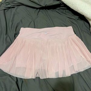 Pink Lululemon Just Pleat It Skirt-Size 8